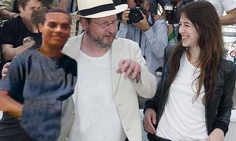 Cliff Morgan with Lars Von Trier at the Cannes Festival