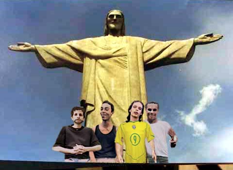 The Gardeners visit Corcovado's statue at Rio de Janeiro