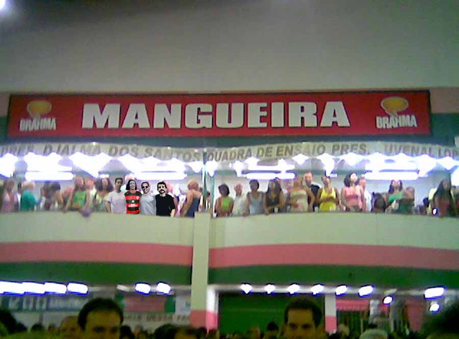 The Gardeners at box in Mangueira's court in Rio de Janeiro