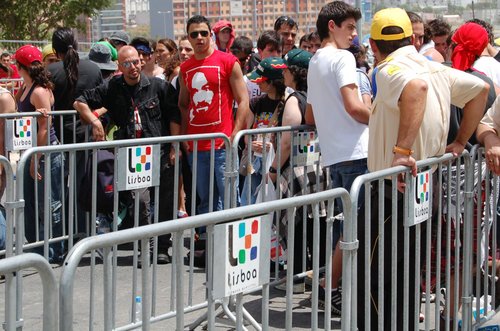 Lines to The Gardeners concert at Rock in Rio Lisboa